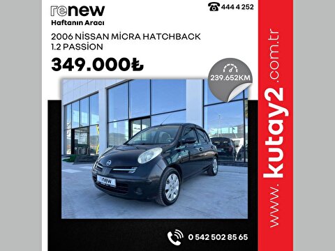 Nissan, Micra, Hatchback 1.2 Passion, Manuel, Benzin + LPG 2. el otomobil | renew Mobile