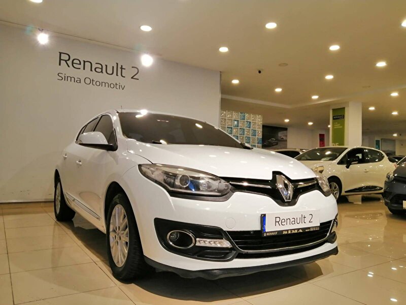 2015 Dizel Otomatik Renault Megane Beyaz SİMA